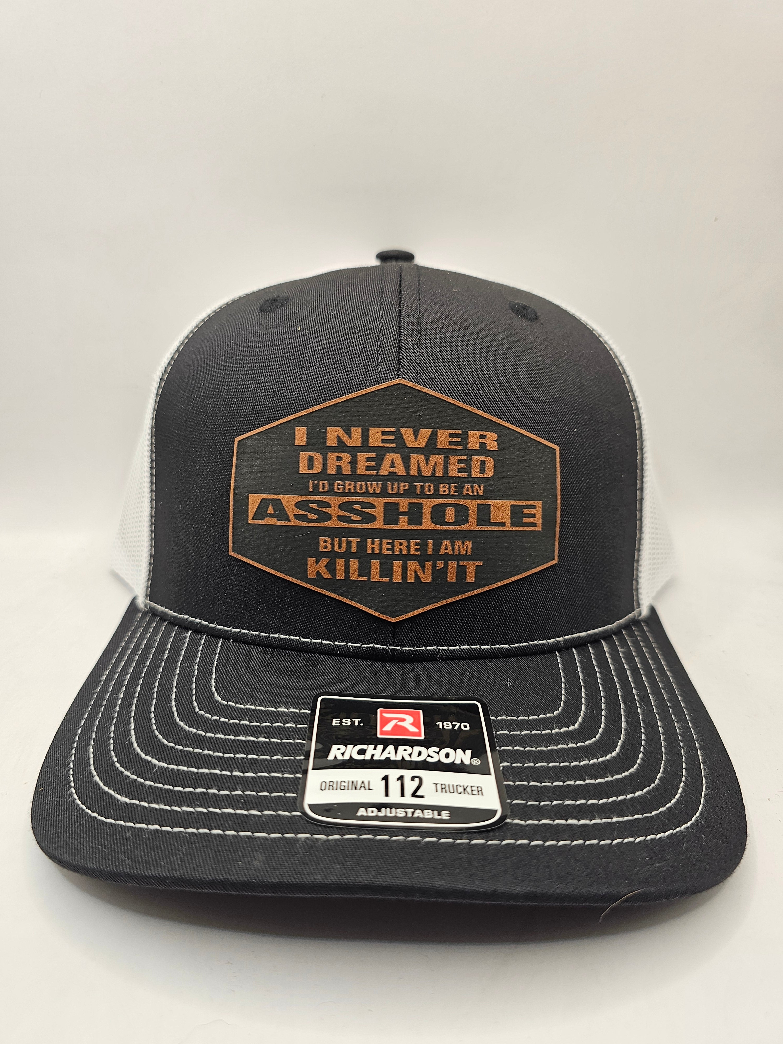 H*a様 Richardson issue A1 DECEMBER1998 SN Richardson 112 Split Heather Grey/Light Grey Trucker Hat
